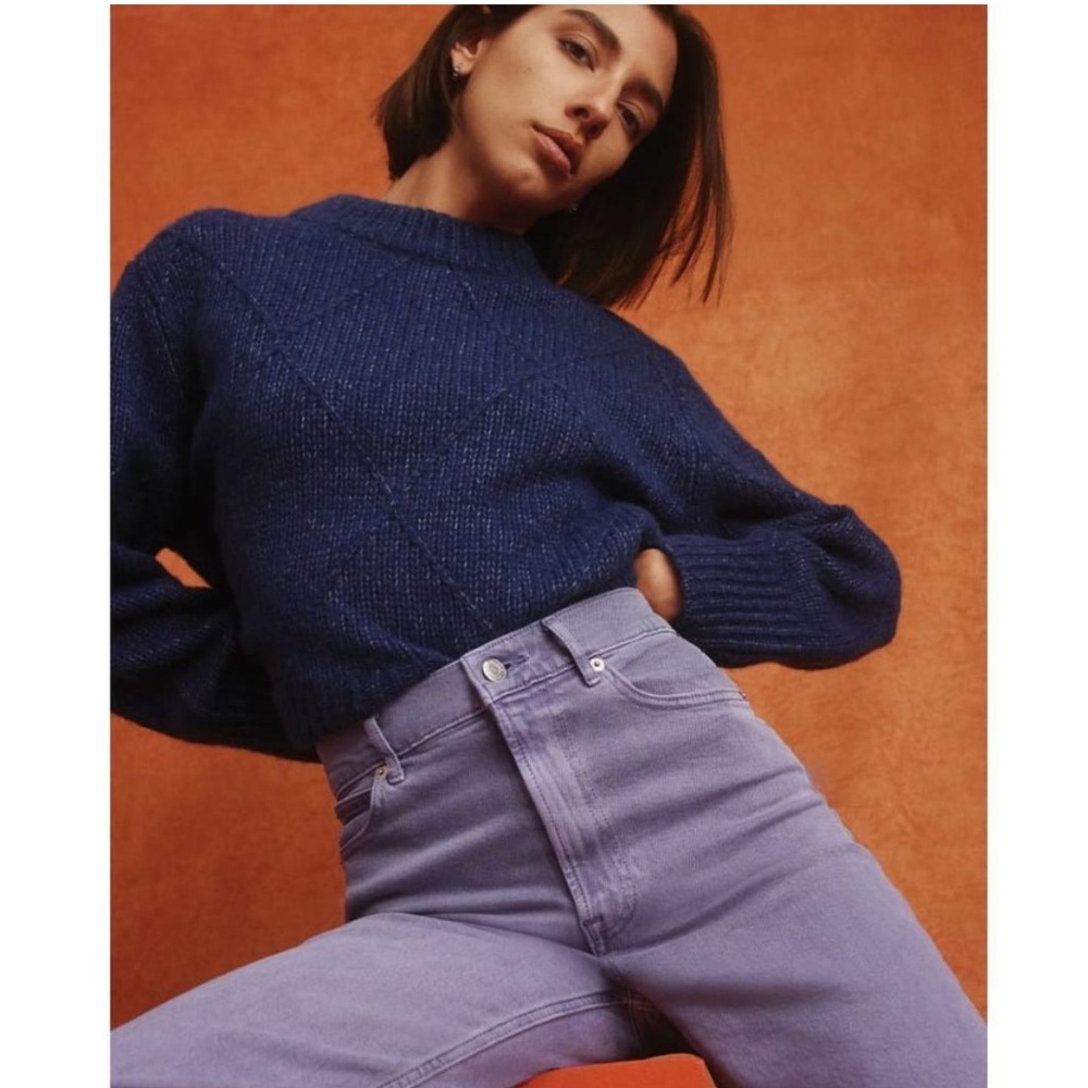 Everlane High Rise Lavender Jeans